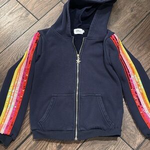 Lola + The Boys Jacket with Sequin Stripes